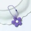 Cadena de Cuentas de Flores Pequeñas Frescas de Colores Estilo Coreano Anillo de Color Caramelo Colgante DIY Accesorio para Bolso de Mujer Colgante de Color Caramelo