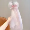 Pinzas de Malla para el Cabello de Niña, Velos con Moño de Princesa de Hadas, Accesorios para el Cabello para Sesión de Fotos de Cumpleaños para Niñas, Accesorios para el Cabello No Dañinos
