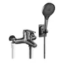 Grifo de Ducha Mezclador de Agua Fría y Caliente Juego de Ducha Booster Accesorios de Interruptor Triple Calentador de Agua Baño Agua Fría y Caliente