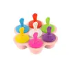 TikTok Más Vendido Molde Multifuncional de Silicona de 9 Colores para Paletas de Hielo DIY Molde Casero de Helado para Niños Molde de Helado