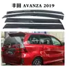 Adequado para Carro Toyota Avanza 2019 Modificado Sobrancelha de Chuva para Janela Protetor de Chuva Protetor de Chuva