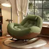 Nueva Silla Mecedora Reclinable para Balcón, Sillón Casual para el Hogar, Sofá Perezoso, Silla Huevo, Reclinable para Dormir, Silla Mecedora