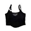 Verano Americano dulce chica sexy camisola mujer bordada copa fija cómoda espalda bonita de uso único interior top base mujer