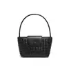 Bolsa de Tecido Transfronteiriça Feminina Nova Textura de Alto Padrão Popular Bolsa de Ombro Bolsa Dumpling Nicho Elegante Bolsa de Ombro para o Dia a Dia