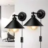 Amazon eaby es especialmente para estilo industrial retro americano, cabeza universal, perilla ajustable, atenuación, lámpara de pared para dormitorio, mesita de noche
