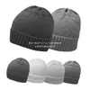 Gorro de Tricô Rpet Estilo Coreano Chapéu de Tricô Acrílico com Proteção para Orelhas Rpet Reciclado Chapéu de Tricô Acrílico Personalizado Fábrica