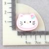 Gato de Desenho Animado Acessórios de Resina Caseiros Cola de Chantilly Biscoitos Acessórios de Cabelo DIY Filhote de Cachorro Capa de Celular Dupla Camada Materiais para Grampo de Cabelo