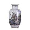 Botella Calabaza de Invierno Yeyu Jiangnan Cerámica de Jingdezhen Florero Grande Estilo Chino Decoración para Sala de Estar Adornos Artesanales