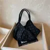 Estilo Coreano Lunares Colgante Estilo Perezoso para Mujer Verano 2026 Nuevo de Moda Gran Capacidad Moda Diaria Bolso Tote de Gran Capacidad