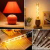 Bombilla LED de Resalte Destacado T30 Bombilla Edison Lámpara de Pared de Té Lámpara de Tungsteno de Imitación Flauta T185 Filamento Suave
