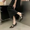 Elegantes Zapatos de Tacón Alto de Malla Estilo Francés 2026 Primavera/Verano Nuevos de Encaje Sexys con Tira al Tobillo de Pedrería