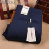 Calça Casual Masculina Série B Primavera/Verão Algodão Tencel Importado Calça Reta de Negócios de Luxo Slim Fit Respirável Sem Passar