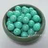 Ágata Turquesa Cuentas Redondas Verdes Sueltas Accesorios Hechos a Mano para DIY Cadena Jade Cristalino Ágata Negra Collar Venta al por Mayor