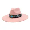 Aliexpress Amazon Otoño Top de Corazón de Gamuza Sombrero Fedora de Ala Ancha Sombrero Jazz de Ala Plana Sombrero de Caballero