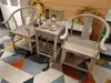 Silla Oficial de Sombrero de Madera Maciza Blanca sin Acabar, Silla de Comedor, Silla Blanca sin Acabar con Respaldo de Peine, Sillón, Piezas Blancas sin Acabar
