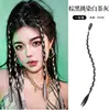 Coleta trenzada estilo chica dulce Y2K, trenza de tres cabos artificial con pinza única estilo Ins, accesorio para el cabello de baile callejero lindo y genial, trenza de boxeadora
