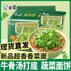 Venta al por mayor Elefante Blanco Fideos de Cilantro Fideos Instantáneos Bolsas Comida Rápida para Personas Perezosas Bocadillo Nocturno Pasteles de Fideos de Verduras Fideos Instantáneos de Cilantro Súper Aromáticos Caja Completa