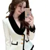 Chaqueta Estilo Chanel para Mujer Invierno 2025, Elegante y de Alta Gama, Muy Estilosa y de Moda, Top Versátil que Ceñe la Cintura, Artículo Más Vendido