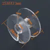 Estrutura de Indutor Transparente ABS Divisor de Frequência Bobina de Indutor Oca Carretel Suporte Redondo de Plástico Carretel de Fio Integrado Áudio
