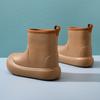 Botas de lluvia para exteriores de suela gruesa antideslizantes que aumentan la altura combinan con todo impermeables ligeras resistentes al desgaste que conservan el calor de caña alta para commuting zapatos de agua para mujer