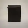 Buzón Simple para Exteriores de Color Sólido Sin Cerradura Montado en la Pared Colgante de Pared para el Hogar Buzón Decorativo de Hierro Listo para la Venta