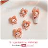 Chapéu Kitty Cat Nail Art Acessórios Bonito Desenho Animado Tridimensional Laço Hello Kitty Nail Diamond Acessórios