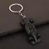 Llavero de Carreras F1 Regalo Coche Regalo Creativo Regalo de Negocios Colgante de Metal Tridimensional Encanto Modelo Al Por Mayor