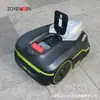 Cortacésped Eléctrico Controlado por Mando a Distancia, Máquina Inteligente para Cortar el Césped en Huertos, Campos y Pendientes, Robot Desbrozador con Batería de Litio V600