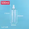 Botella de Spray Transparente 5-500ml Botella de Plástico Rellenable Botella de Spray de Viaje Botella de Spray Tipo Pulsador Spray Pequeño
