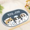 Tapetes de Chão para Banheiro, Capachos de Lama de Diatomáceas Feitos Sob Medida, Tapetes Antiderrapantes para Banheiro de Tamanho Personalizado, Tapetes de Pé Absorventes de Secagem Rápida Xiaohongshu