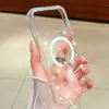 Funda magnética de acrílico transparente de cinco puntas, colorida, de verano para Apple 17 Pro Max, funda protectora al por mayor