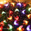 Luzes de Cordão de LED para Exterior Pátio Luzes de Cordão Coloridas Luzes Atmosféricas Estilo Camping Bola Bolha Bola Pequena Branca Flor de Cerejeira Gota de Água Luzes Decorativas