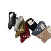 Calcetines de Lana Elásticos Suaves a Rayas Verticales de Doble Punto para Mujer, Gruesos y Versátiles, Nayean24 Otoño e Invierno