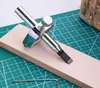 Ferramentas Premium para Artesanato em Couro DIY Feito à Mão: Faca Rotativa para Escultura, Prensa de Gravação, Caneta para Vinco, Ferramentas de Couro