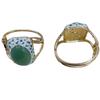 Pulsera Abierta de Piedra Grande en Forma de Anillo de Jade Malayo, Joyería Popular Transfronteriza, Joyería con Incrustaciones Más Vendida de Medio Oriente al Por Mayor
