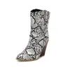 Botas Cortas de Cuero para Mujer con Punta Fina Estilo Europeo y Americano, Botas de Moda sin Cordones, Zapatos de Tacón Alto de Moda para Mujer, Tallas 40-48, Botas de Talla Grande de Comercio Exterior