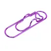 Suporte Metálico Colorido para Canetas Acessórios Criativos Suporte de Caneta Portátil Fivela Fixa para Caneta Formato de Coração Marcador de Página Multifuncional Atacado
