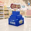 Suministro directo de fábrica de expositores de papel para termos, expositores de papel para leche en polvo infantil, estanterías de papel para productos alimenticios