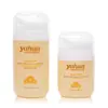 Garrafas Ovais a Vácuo para Loção Atacado 50/100ml Garrafas Convenientes com Dispenser de Creme Tipo Pressão Garrafas para Creme Protetor Solar e Isolante