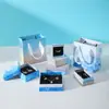 Directo del fabricante: Cajas de joyería estilo pintura al óleo de cielo estrellado, Cajas para empaque de anillos y accesorios, Cajas de regalo con tapas y bases, disponibles para venta al por mayor
