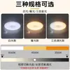 Luz Nocturna Redonda con Carga Magnética para Dormitorio, Mesita de Noche, Baño, Escaleras, Escritorio, Sueño, Protección Ocular, Brillo Ajustable, Lámpara de Bajo Consumo