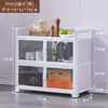 Aparador Vitrina Gabinete de Cocina para el Hogar Gabinete Multifuncional para Té Gabinete de Aleación de Aluminio Gabinete de Almacenamiento Gabinete Organizador