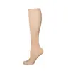 Calcetines de compresión deportiva transfronterizos de Amazon, calcetines de compresión con cremallera transpirables de verano que cubren los dedos, calcetines elásticos de tubo largo para correr al aire libre