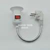 Portalámparas universal extendido, convertidor, enchufe, lámpara, enchufe con interruptor, creativo, flor, botella, tornillo E27, lámpara LED