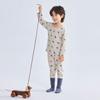 Conjunto Térmico de Otoño e Invierno Ropa Interior Infantil Categoría a Ropa de Otoño para Niños y Niñas Ropa para el Hogar para Bebés Pijama para Bebé Algodón Puro
