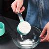 Juego Personalizado de 8 Piezas de Cucharas Medidoras con Mango de Acero Inoxidable y Vasos Medidores de PP, Gadgets de Cocina, Juego de Cucharas Medidoras de Doble Escala