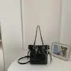 Bolsa de Corrente com Strass para Mulheres, Nova Moda de Verão 2026 Exquisite Handbag, Bolsa de Balde Vintage de Ombro Cruzado