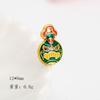 Novo pingente de fera engolidora de ouro bobo azul queimado multicolorido fera engolidora uma família de três pulseira pulseira pingente Acessórios Atacado