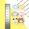 Accesorios de Resina Lindos de Dibujos Animados Cascos de Animales Material de Pegamento Cremoso para Manualidades Parche de Material Decoración Hecha a Mano Accesorios para el Cabello