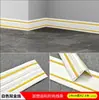 Moldura de Esquina Línea de Esquina de Techo Pegatina de Pared Decoración Esquina Interior y Exterior Fondo Borde de Pared Rodapié de Pared Línea de Cintura Rodapié Impermeable